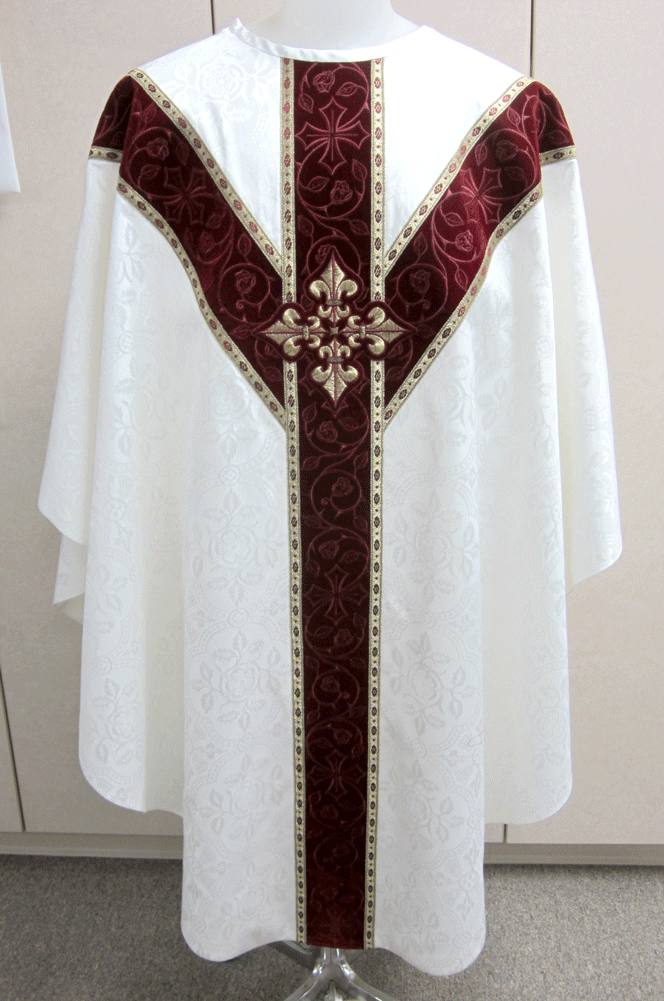 Front of the vestment