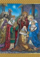 Adoration of the Magi Christmas Card