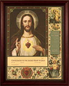 Sacred Heart Consecration Certificate