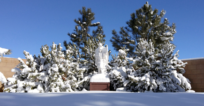 St. Michael in the snow