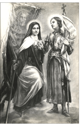 St Therese and St. Joan of Arc